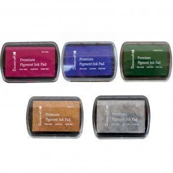 Dovecraft Rubber Stamping Pigment Inks, 5-Color Christmas Collection