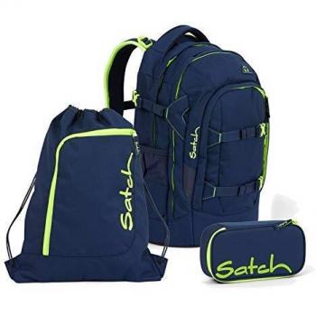 Satch Pack Gelb: Schulrucksack Trio – 3‑Teile Paket