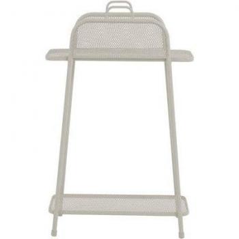 Garden Pleasure Balkonregal Shelfo, Metall, 65,5x27x105,5 cm, beige