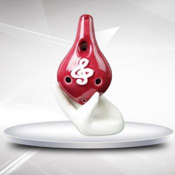 Ocarina de cerámica de 6 agujeros para músicos