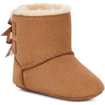 UGG Baby Bailey Bow Krabbelschuh – Hausschuhe für Babys, wintertauglich, Klettverschluss