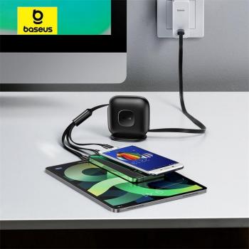 Traction Baseus Câble Rétractable Multi‑Port 100 W