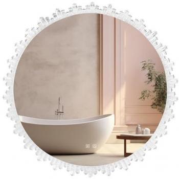 Clear 80x80 LED Mirror REA X013