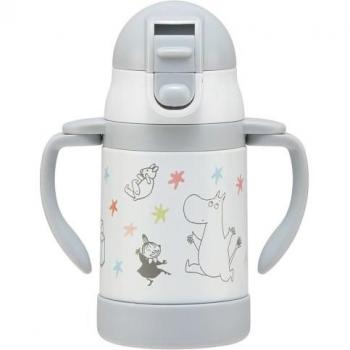 Taza ecológica Skater Baby 240 ml Acero inoxido Moomin Estrella Asa giratoria STWM3 Dos manos