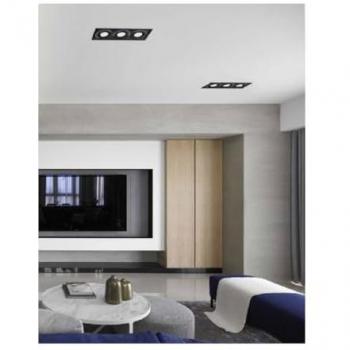 Faretto LED 30W Ar111 Nero Luce Bianca Fredda Calda Naturale