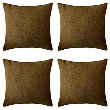 Faux Linen Throw Cushion Covers by Deconovo