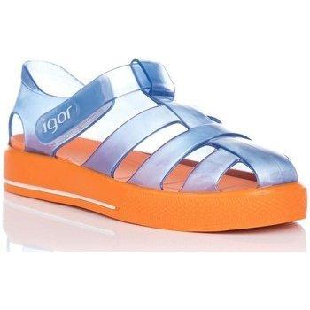 Sandales sans cordon IGOR S10270-016 Bleu bébé