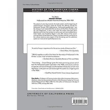 Grand Design: Hollywood as a Modern Business Enterprise, 1930-1939