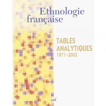 Ethnologie française 2003
