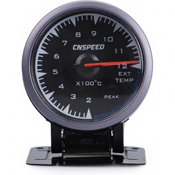 Jauge de température d'échappement automobile 60mm 12V