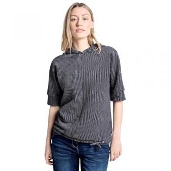Cecil Sweatshirt für Damen, Größe XS, Baumwoll-Mix, blau