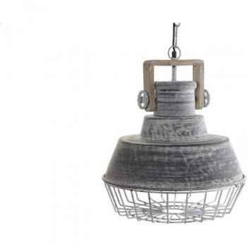 Lampada da soffitto Esprit grigio legno ferro 25W (E27)