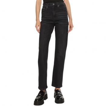 High‑Rise Black Slim‑Fit CK Jeans – 28 Width / 32 Length