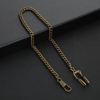 OUYAWEI Stainless Steel Pocket Watch Chain