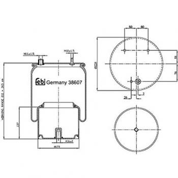 FEBI BILSTEIN 38607 Luftfederbalg