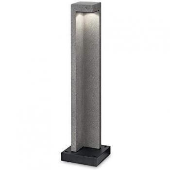 Titano LED 1 Light Bollard Light Granite IP55