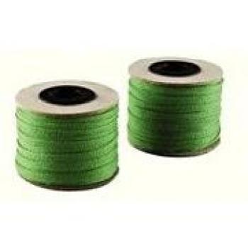 30 m Long Green 4 mm Cotton Ribbon Roll