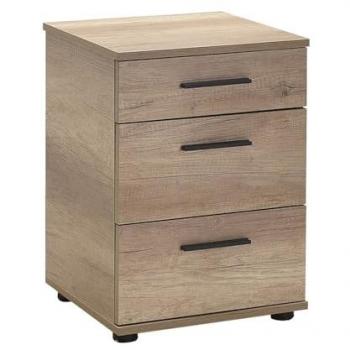 Kalune Design Watson Nachttisch – 40 × 57 × 39 cm, hochwertiger Melamin-Glanz