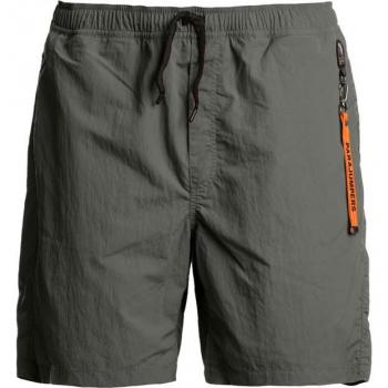 UrbanMitch Green L – Adjustable Waist Casual Shorts with Pockets
