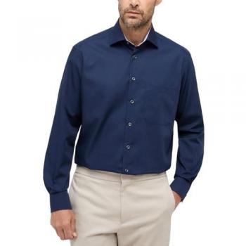 Eterna Langarm Businesshemd COMFORT FIT in Marine