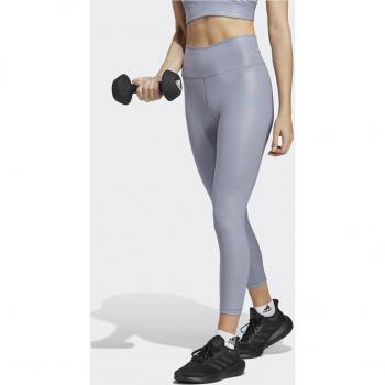 Mallas 7/8 Lila adidas Opt Shine para mujer