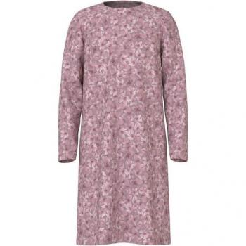 Nachtkleid „NKFNIGHTGOWN LS MAUVE FLOWER NOOS“