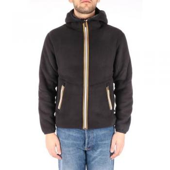 K-Way Black Sherpa Polar Jacket for Men