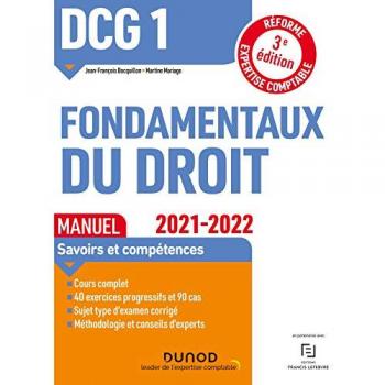 Manuel DCG 1 Fondamentaux du Droit