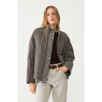 Grigio Medio Giubbotto Imbottito XL di Stradivarius