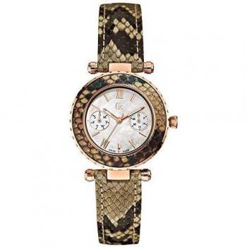 Reloj de Mujer Guess X35006L1S con Esfera Nacarada y Correa Animal Print