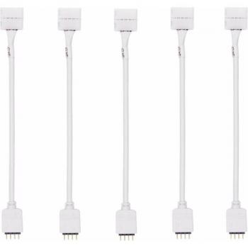 RGB RGBW LED Strip Connector 4pin 5pin Free Welding for SMD 5050 Neon Tape 5pcs/lot