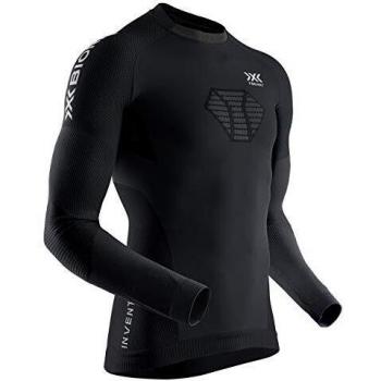 X-Bionic Inven4.0 MarathonLite Long Sleeve Shirt – XL Male, Black/Charcoal