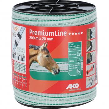 Cinta Vallas Ako PremiumLine Blanco Ancho 20mm 200m