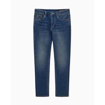 Armani Exchange Blue Zip Pocket Jeans