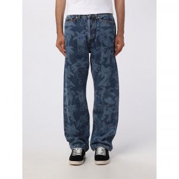 Jeans Palmity Denim Stampa Full Print Uomo