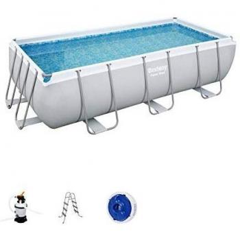 Piscina Bestway Power Steel Frame rettangolare 404x201x100 cm