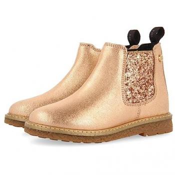 Botines Chelsea de piel con brillo GIOSEPPO