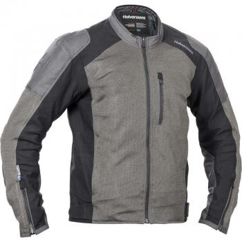 Arvika Halvarsson Giacca Moto Tessile 50 Nero Grigio