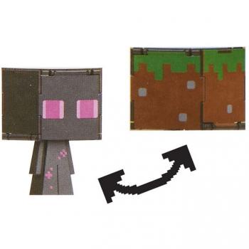 Figurine Enderman Flippin avec Parc de Gazon – Minecraft