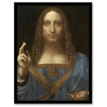 Artery8 Salvator Mundi Retro Brown Edition – 12x16