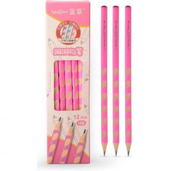 Set de 4 crayons HB troués