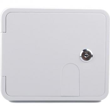 White RV Water Intake Gravity Hatch