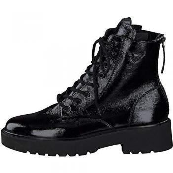 Paul Green Damencombat Boot – Schnürung – Schwarz – Größe 4 UK / 37 EU