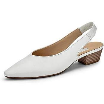 Gabor Damen‑Modell 41.530-27 – Glattleder Slingpumps, Größe 40, weiß