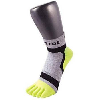 TOETOE Eco‑Light Toe Socks – Green, UK 6‑8