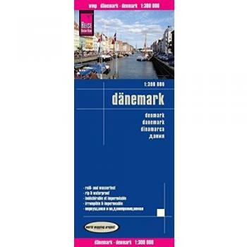 Reise Know-How Landkarte Dänemark / Denmark 1:300.000 world mapping project 2020