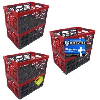 Faltboxen 6 x 45 L für schwere Lasten bis 50 kg