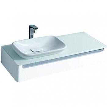 Keramag Einbauwaschtisch myDay ohne Überlauf 600x126x390mm KeraTect weiß