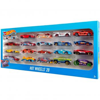 Pack 20 voitures aléatoires Hot Wheels H7045