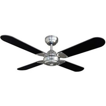 Bestron DCF42BR Ventilateur de plafond Noir/Gris Argent 60 W 220 V